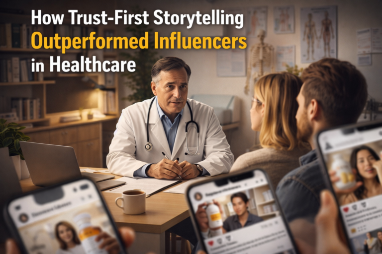 How Trust-First Storytelling Outperformed Influencers in Healthcare