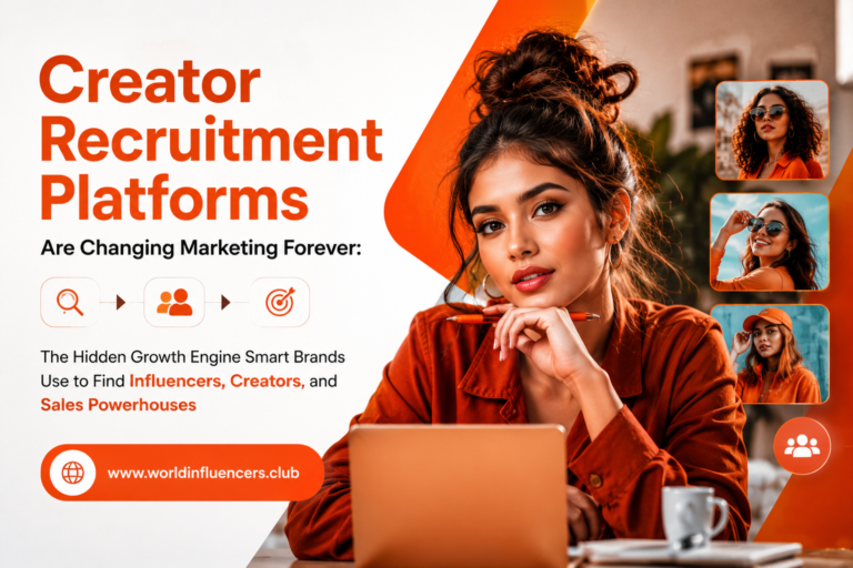 Creator Recruitment Platforms Are Changing Marketing Forever The Hidden Growth Engine Smart Brands Use to Find Influencers, Creators, and Sales Powerhouses