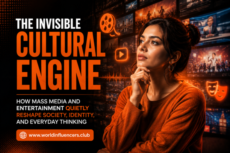 The invisible cultural engine how mass media and entertainment quietly reshape society, identity, and everyday thinking