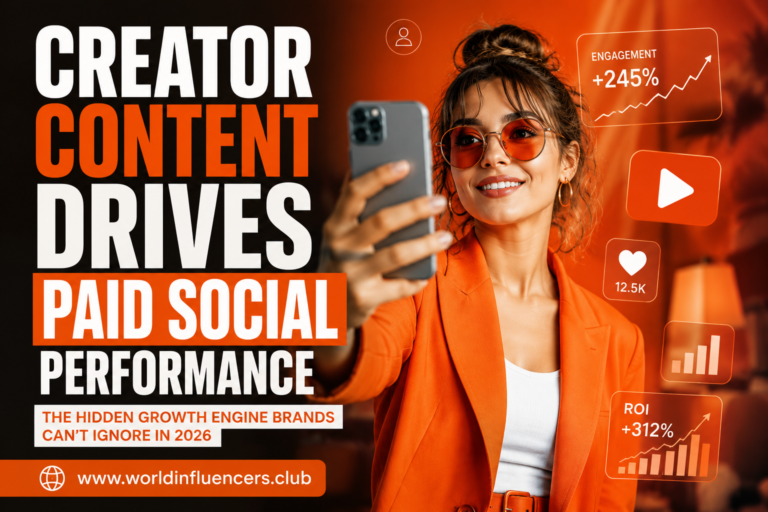 Why Creator Content Now Drives Paid Social Performance Like Never Before The Hidden Growth Engine Brands Can’t Ignore in 2026