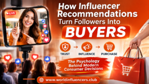 How Influencer Recommendations Turn Followers Into Buyers The Psychology Behind Trust, Influence, and Modern Consumer Decisions