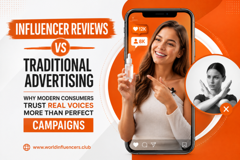Influencer Reviews vs Traditional Advertising Why Modern Consumers Trust Real Voices More Than Perfect Campaigns