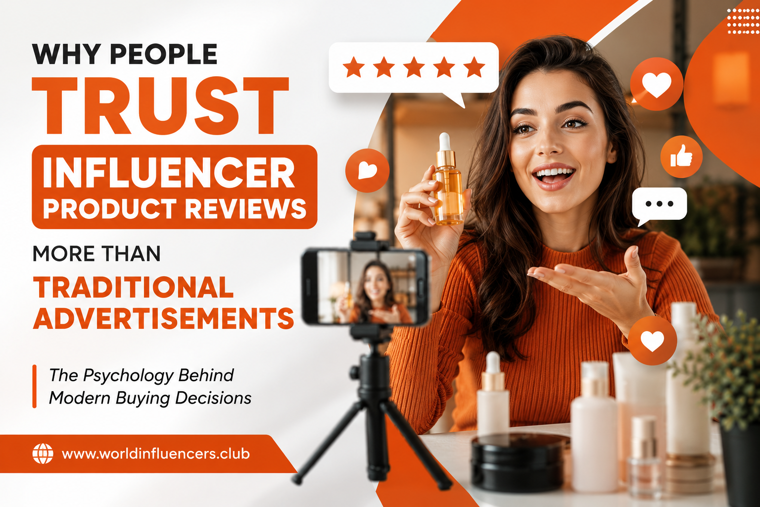 Why People Trust Influencer Product Reviews More Than Traditional Advertisements The Psychology Behind Modern Buying Decisions